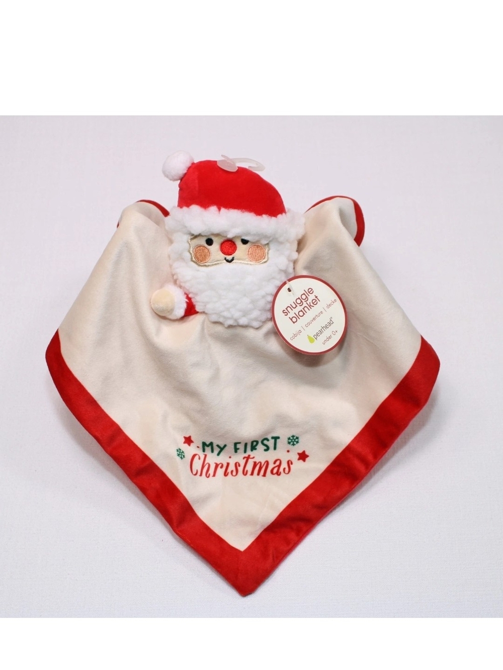 Pearhead Red & Cream Santa Snuggle Blanket